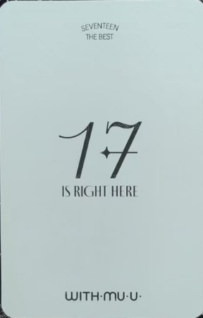 精選專 wm WM特典卡 特典卡  背面