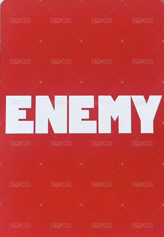 ENEMY 入場卡 / 場限卡 福岡 背面