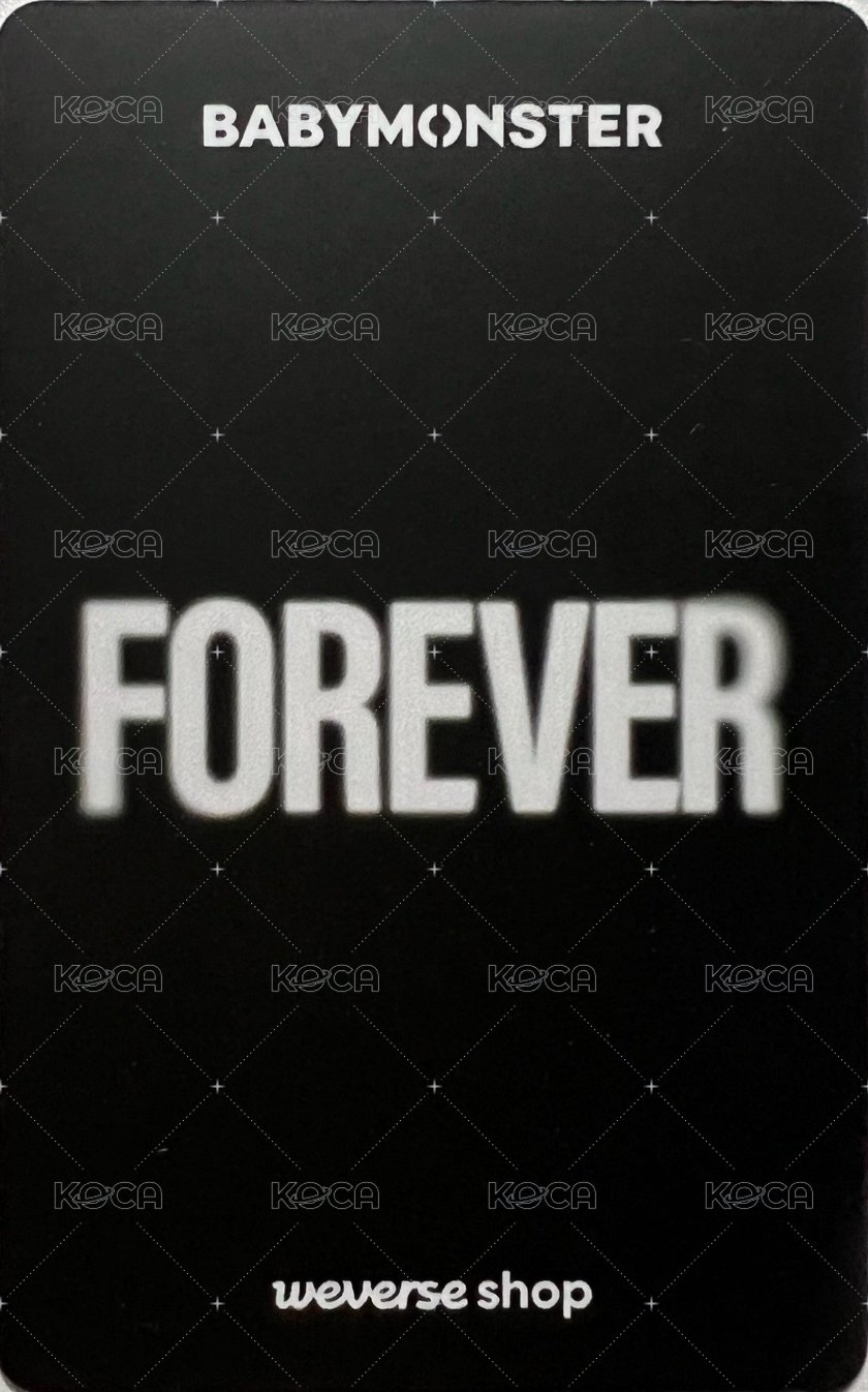 FOREVER wvs 直播卡  背面