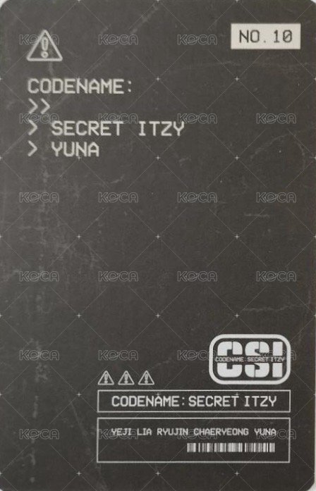 CSI 隨機卡 No.10 背面