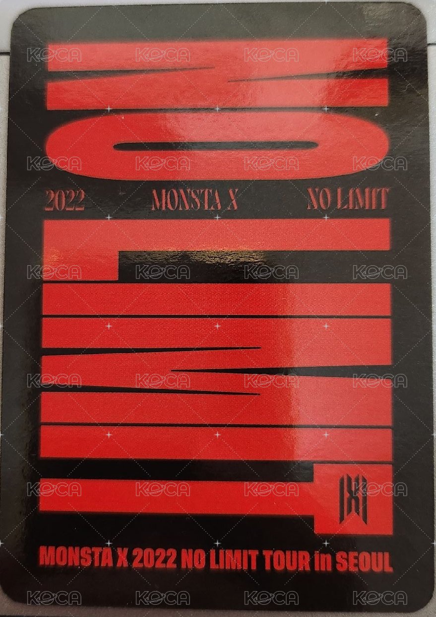 2022巡演首爾場 周邊卡 隨機卡包 背面