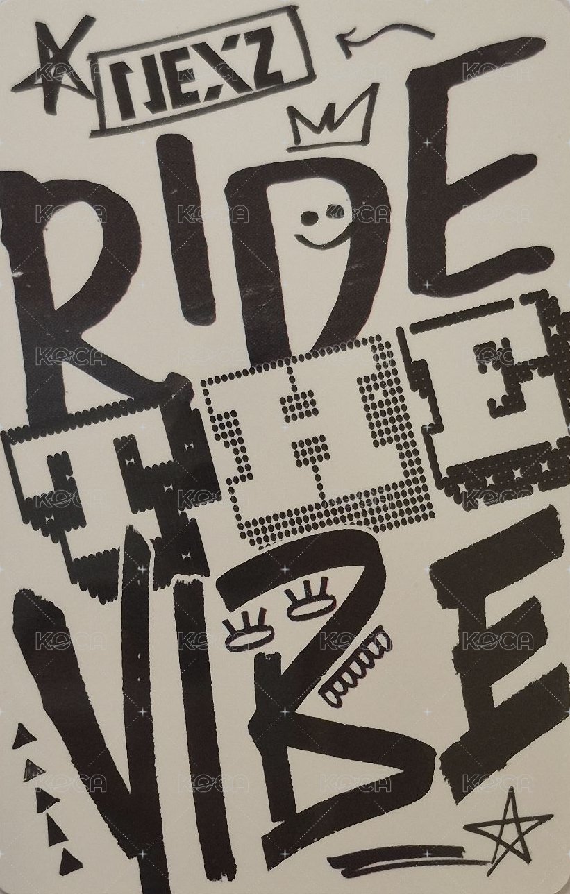 出道專 專輯卡 電子隨機 背面