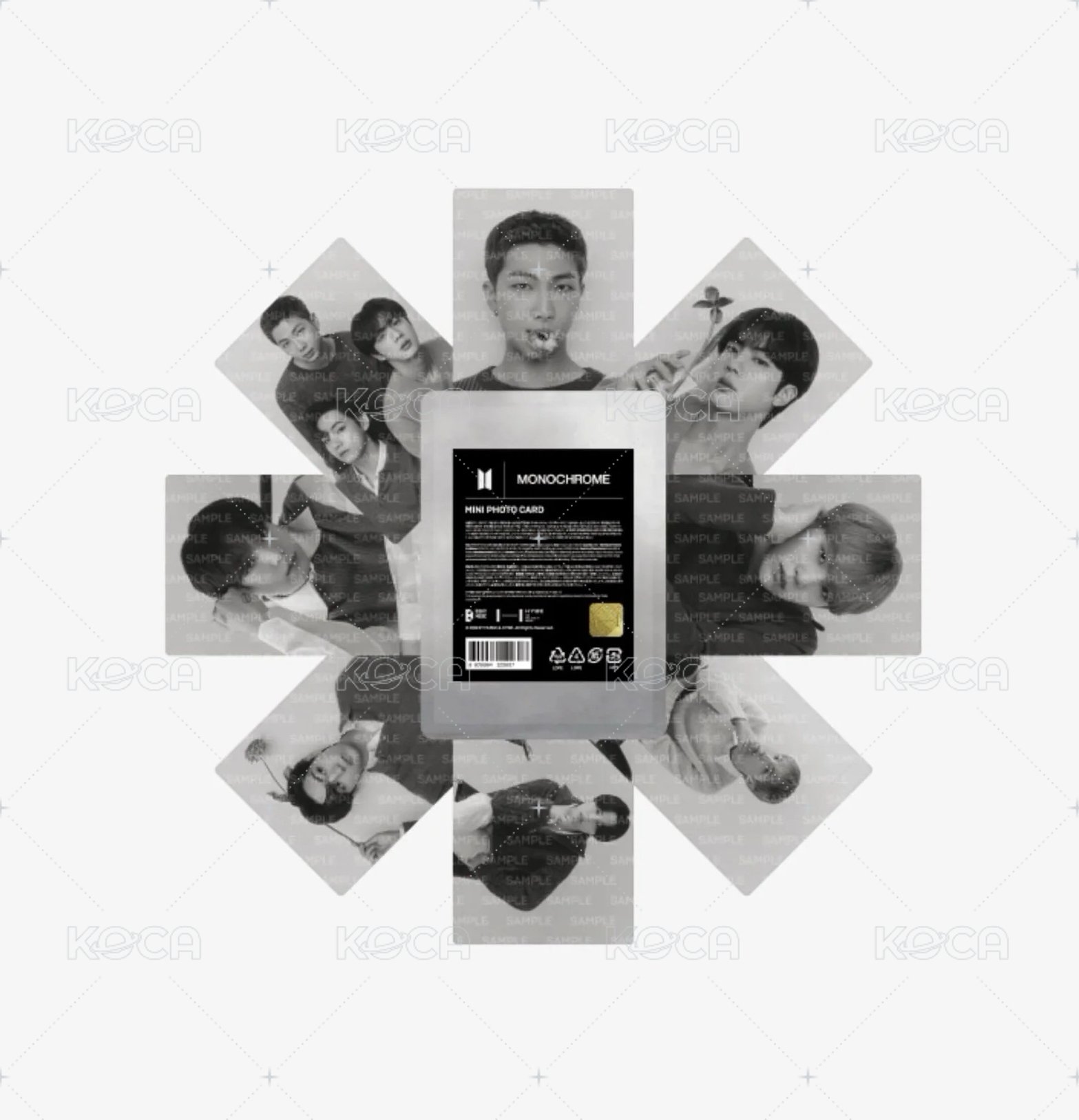 BTSMONOCHROME收納盒/箱】BTS MONOCHROME 快閃店- KOCA小卡周邊交易平台