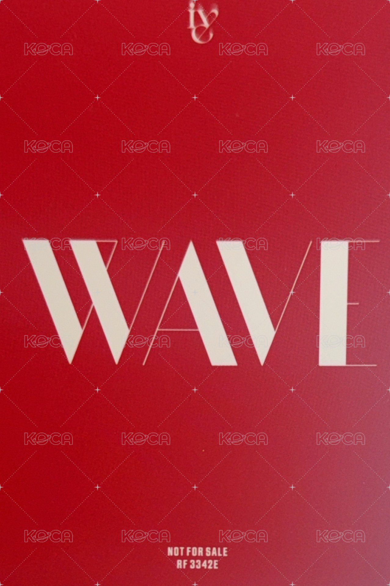 WAVE 專輯卡 AB ver. 背面