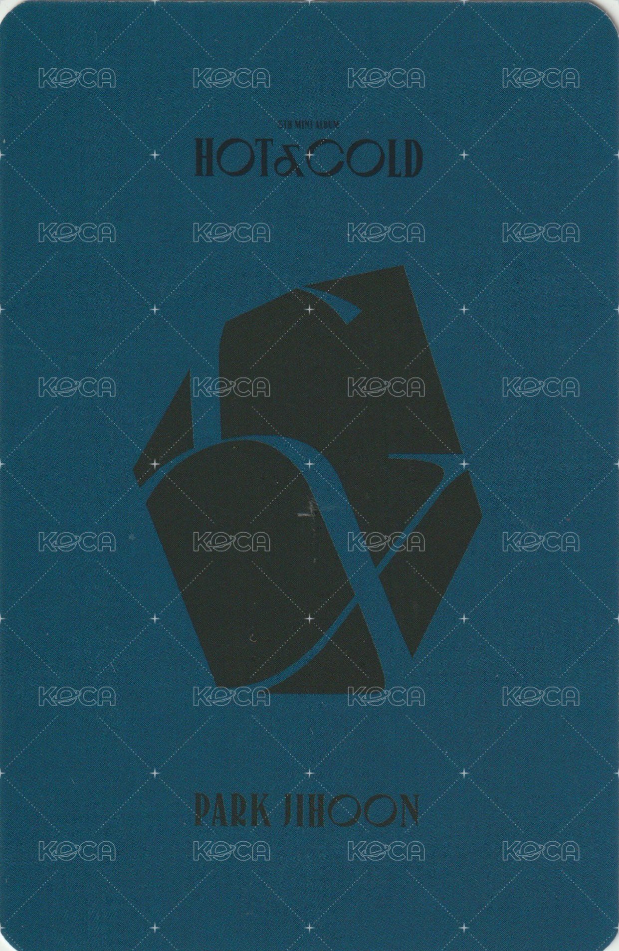 HOT&COLD sw 簽售卡  背面