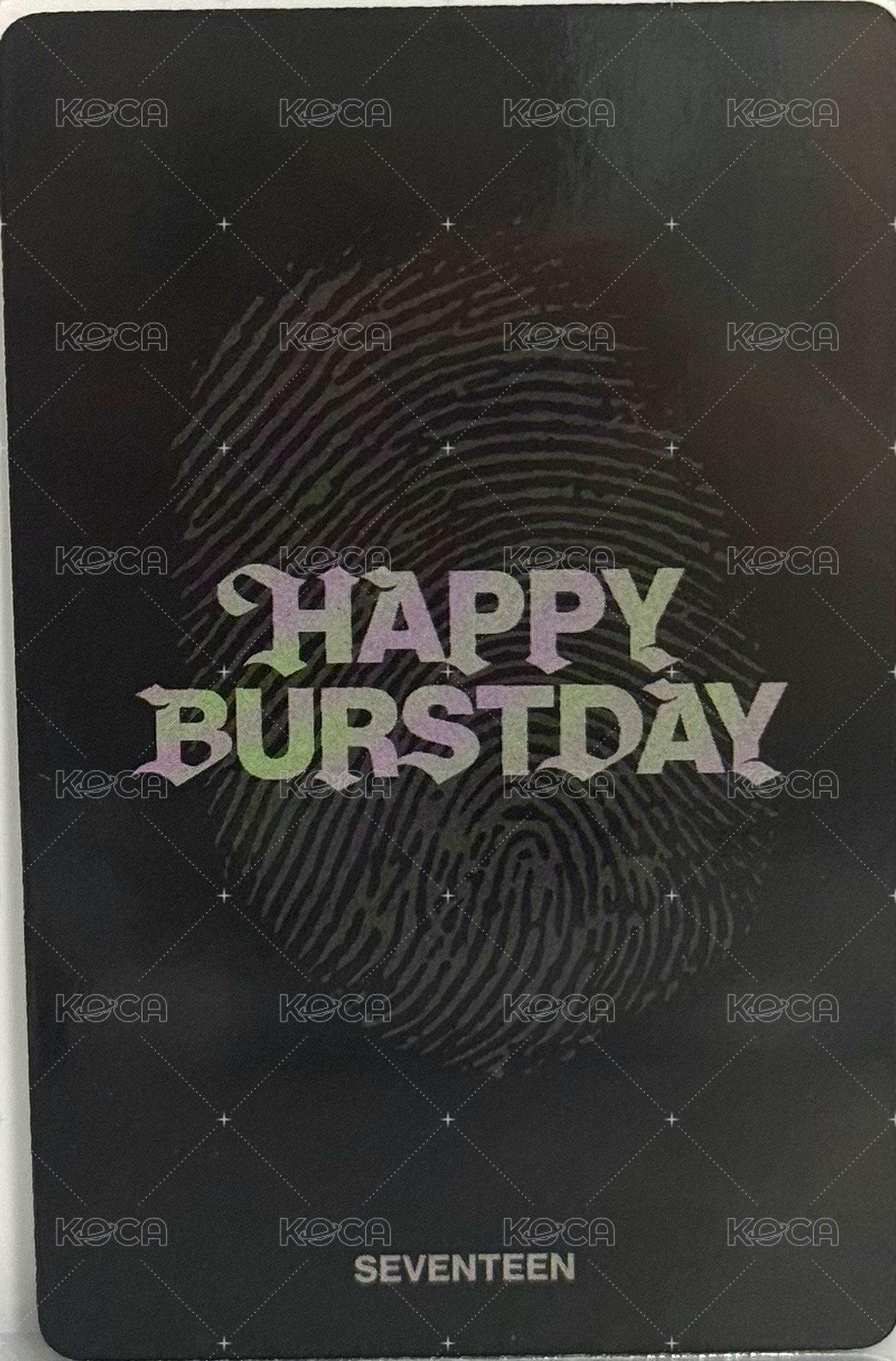 正五 周邊卡 旋轉立牌卡 背面