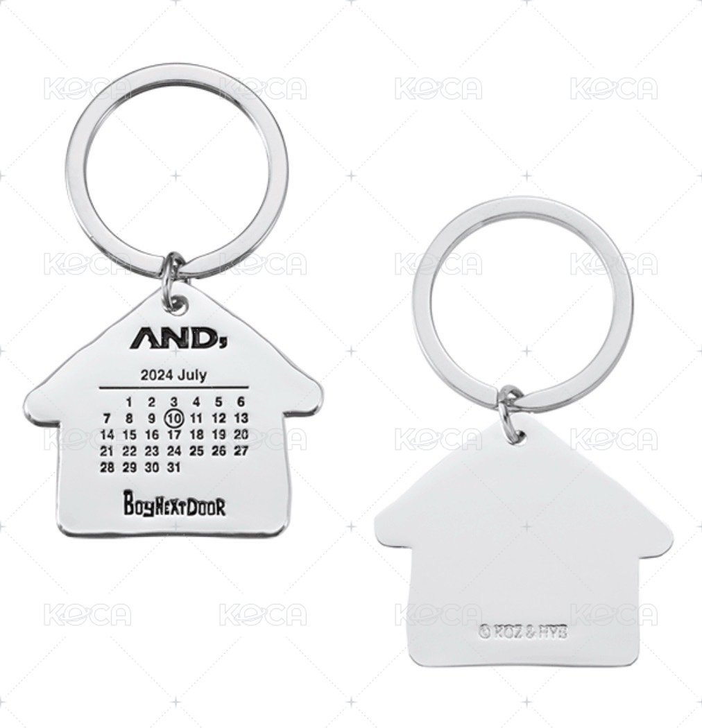日曆金屬鑰匙圈