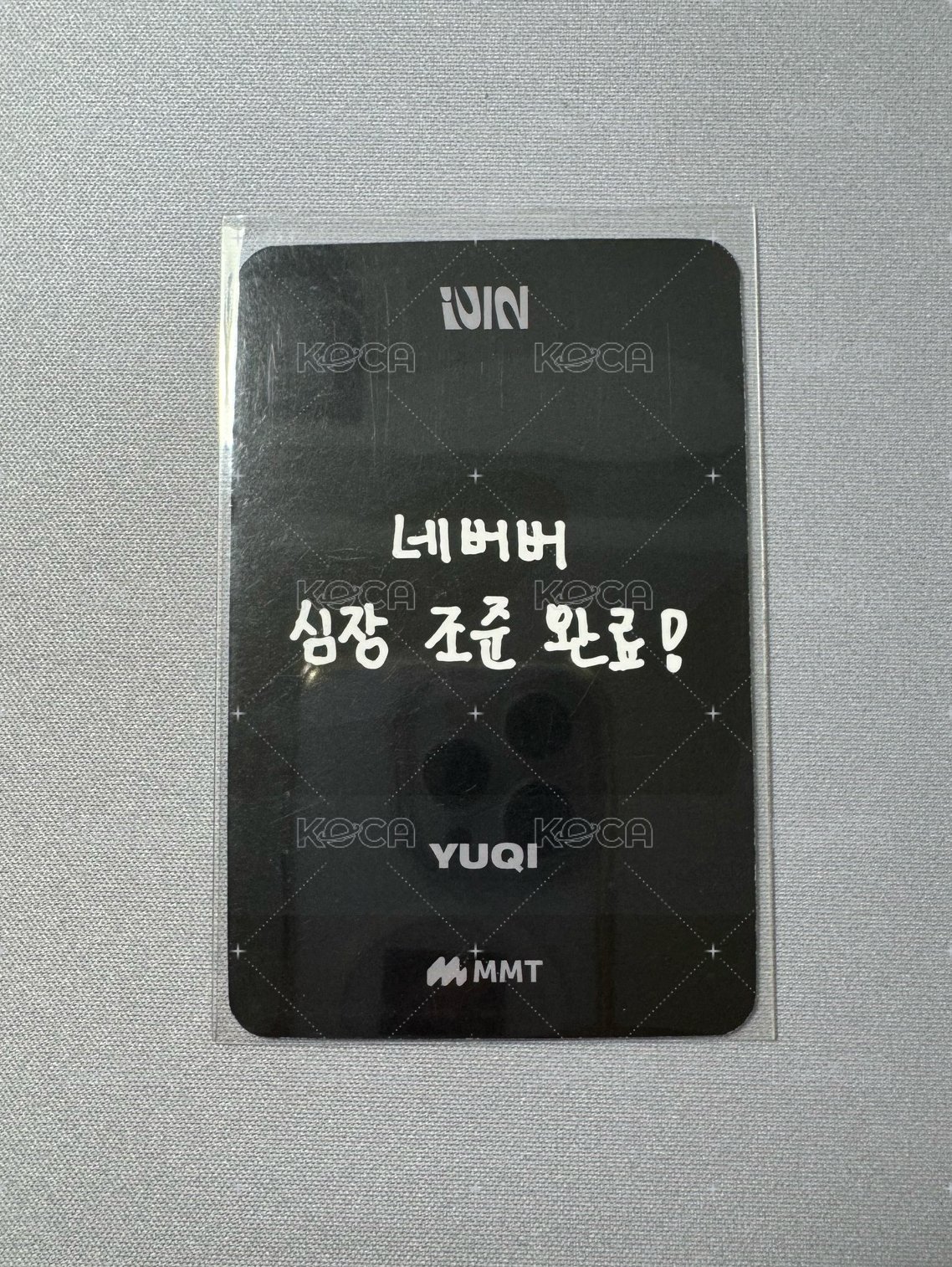 正規二 mmt 特典卡  背面