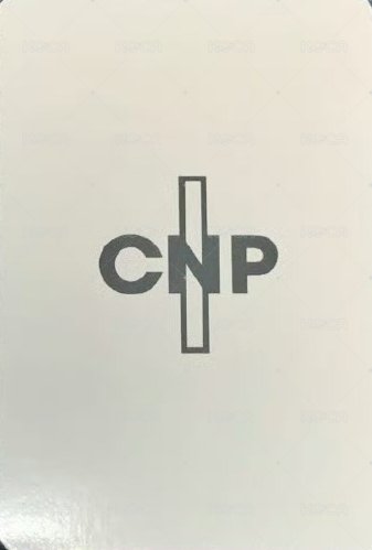 CNP 化妝品 代言卡  背面