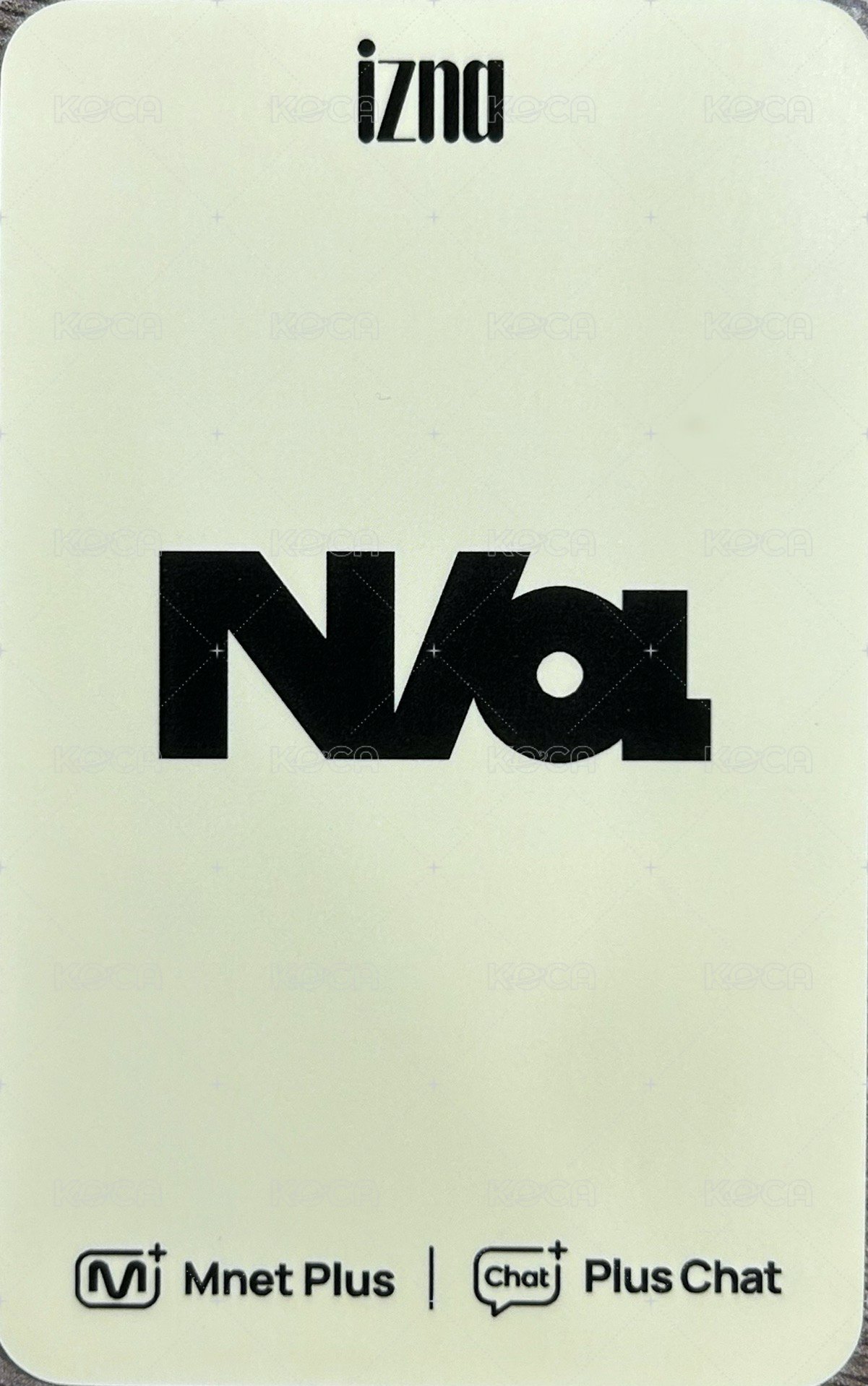 迷一 Plus Chat 3.0 幸運卡  背面