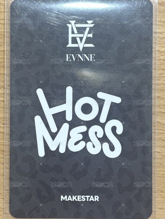 HOT MESS ms 簽售卡  背面