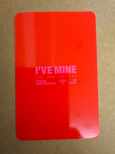 I'VE MINE 專輯卡 OFF THE RECORD ver. 專卡