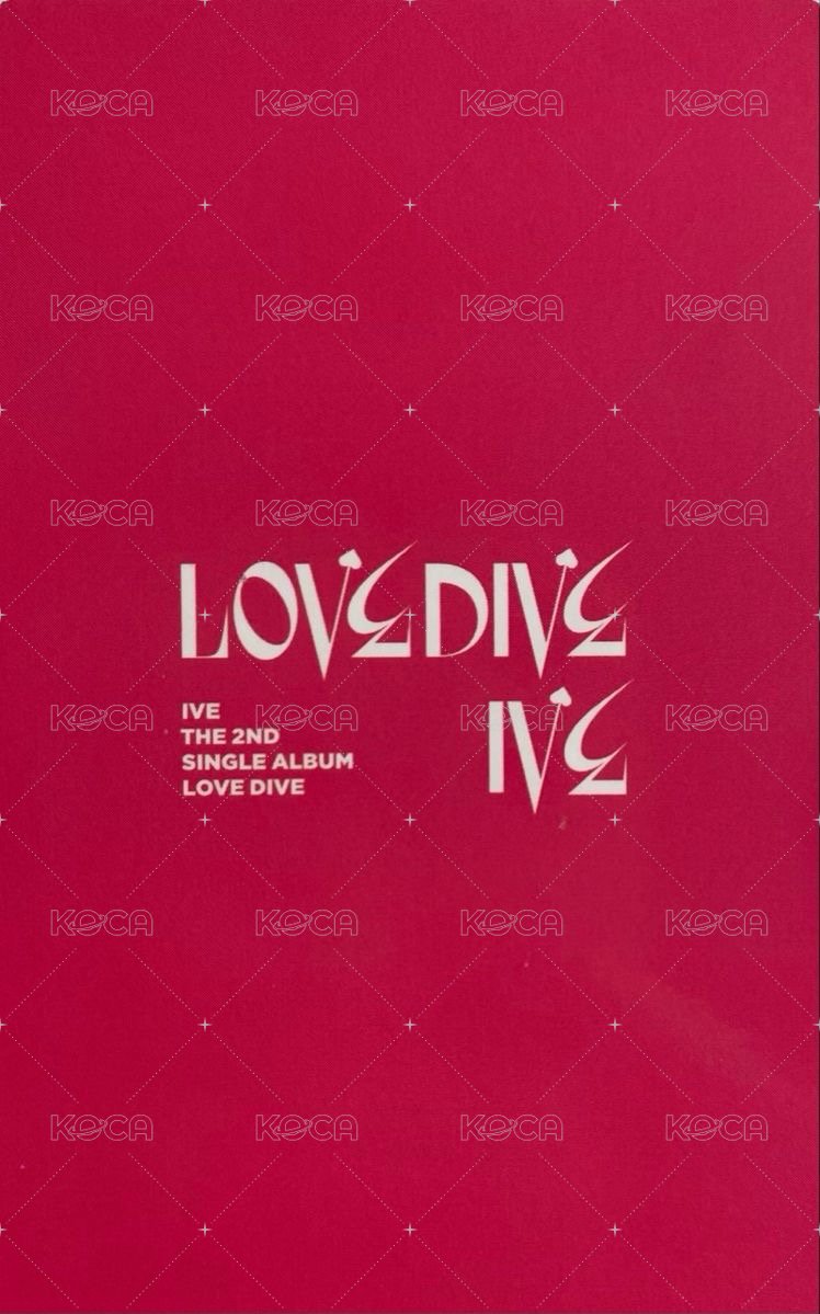 LOVE DIVE 專輯卡  背面