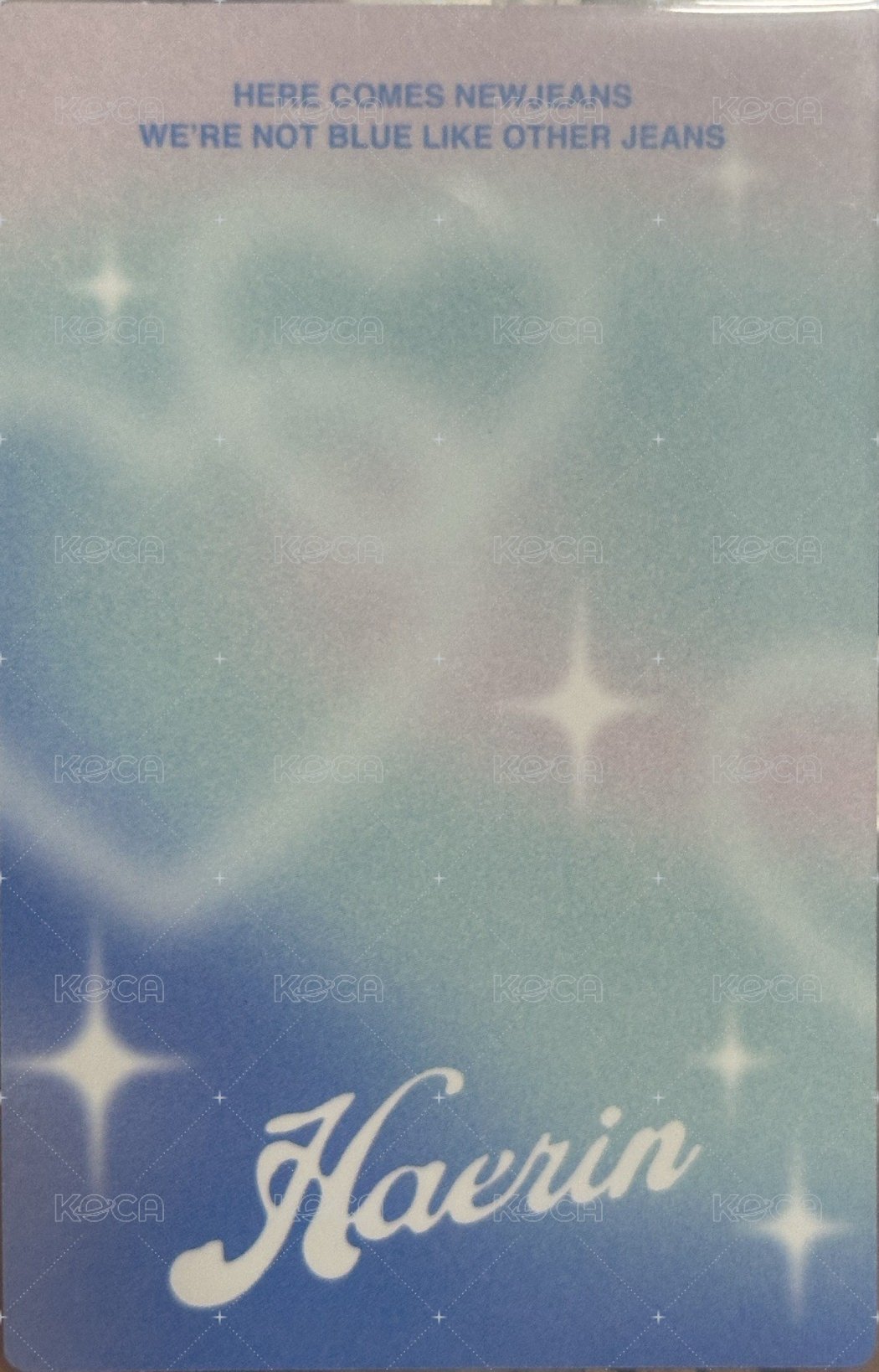 Get Up 周邊卡 快閃卡包 1.0藍 背面