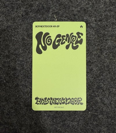 ❇️ No Genre HMV 預售特典卡 朴成淏