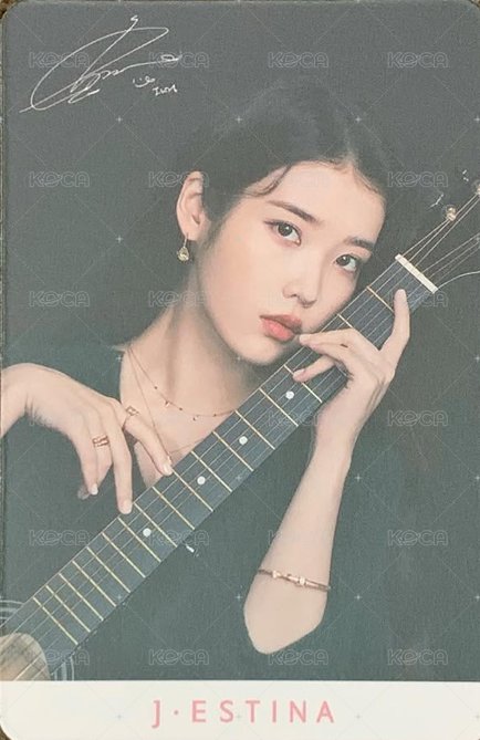 J.ESTINA珠寶 代言卡 變化卡 背面