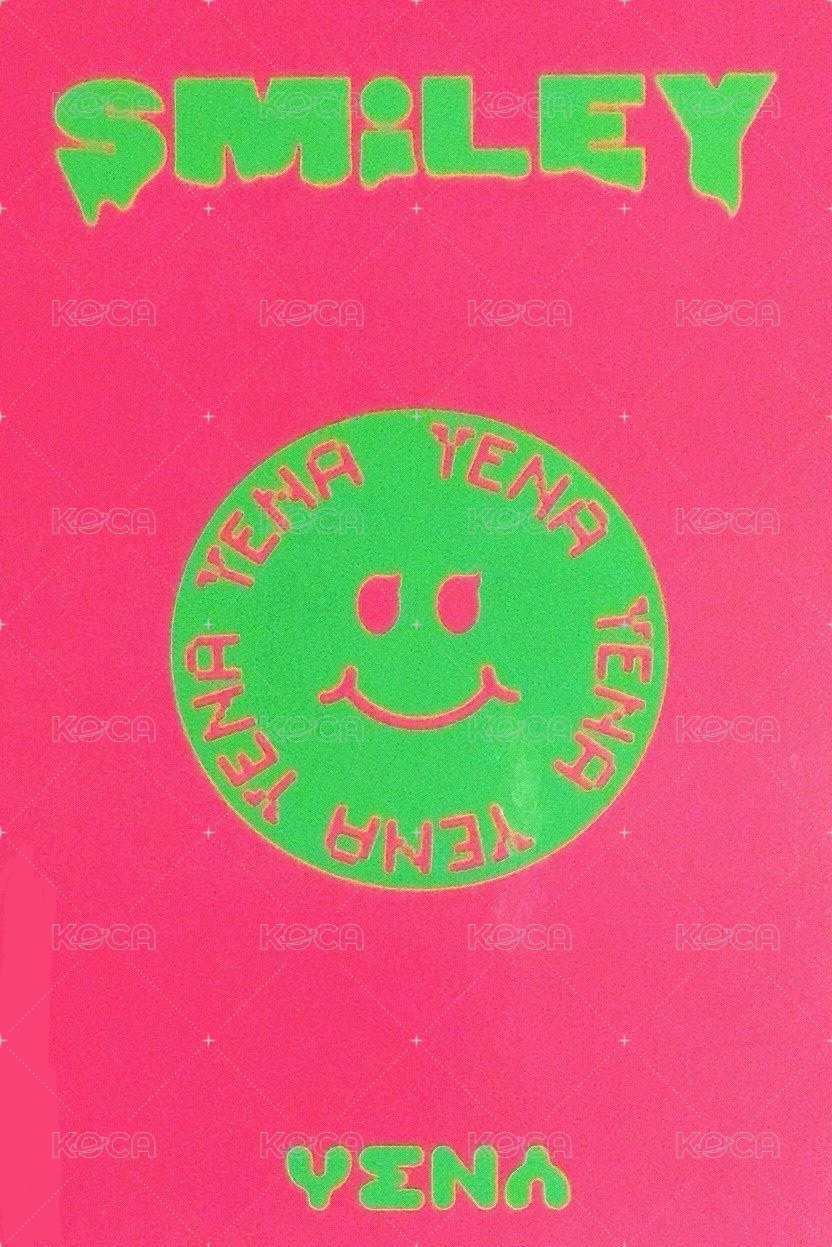SMiLEY 專輯卡 綠版閃卡 花衣耳機 背面