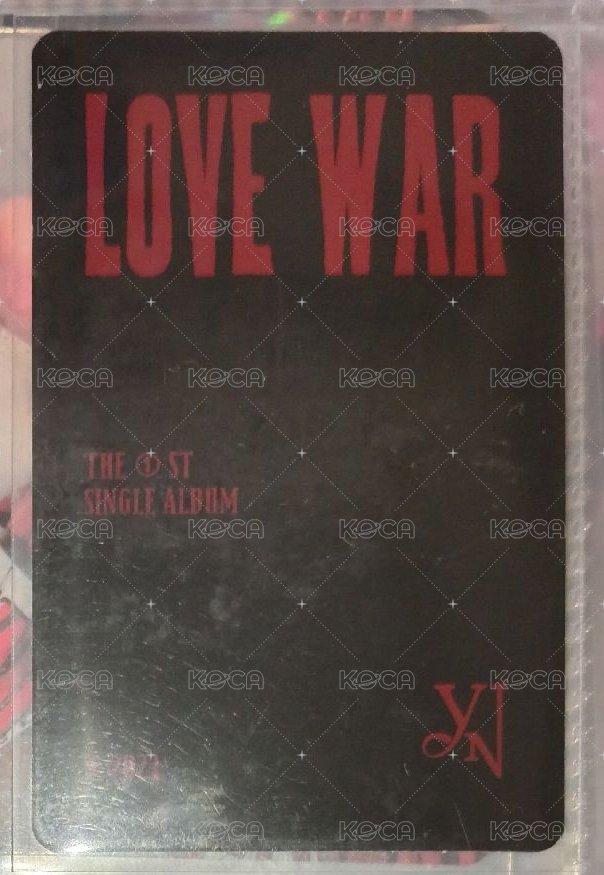 Love War 專輯卡 電子專 背面