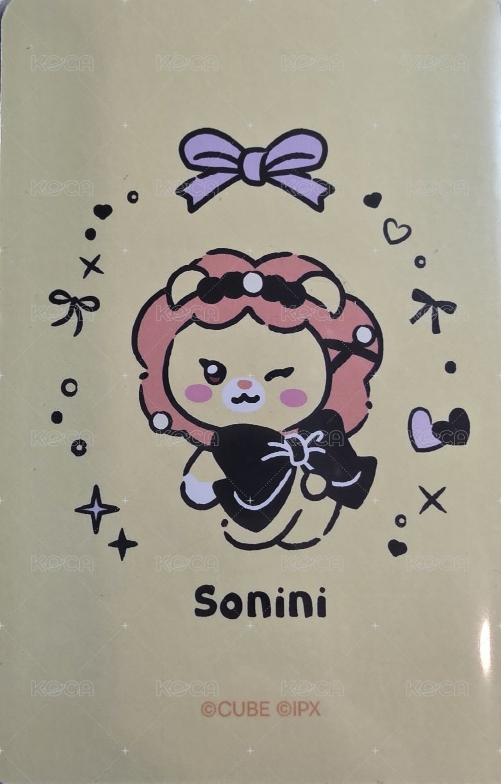 lf minini 快閃店 隨機卡 快閃字母娟 背面