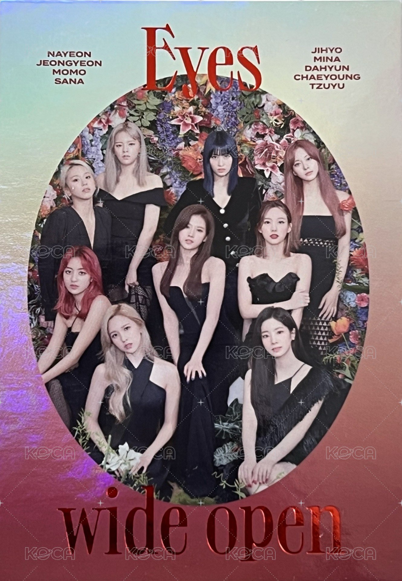 Eyes Wide Open 專輯卡 團體閃卡 正面