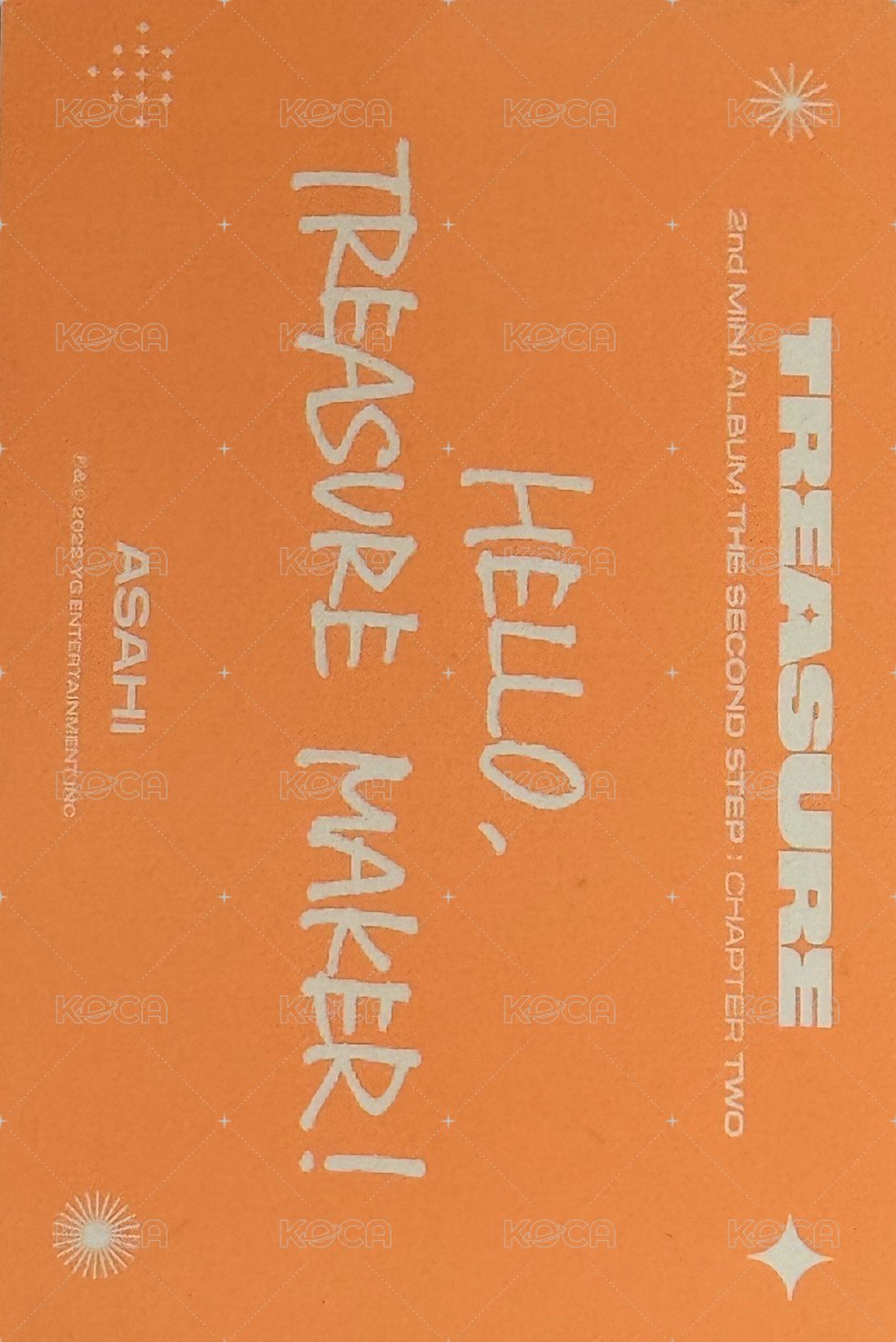 THE SECOND STEP:CHAPTER TWO 專輯卡  背面