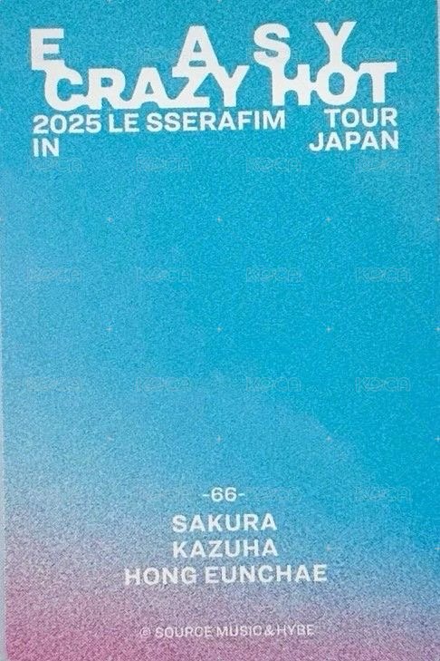 25‘巡迴 JP 隨機卡 66 背面