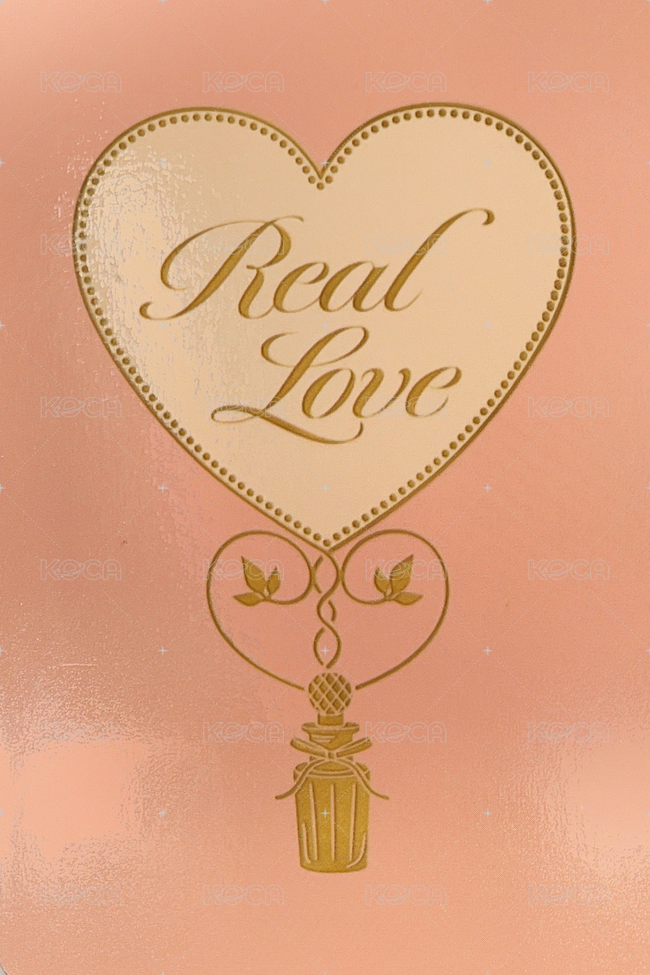 Real Love 專輯卡 love bouquet ver. 背面