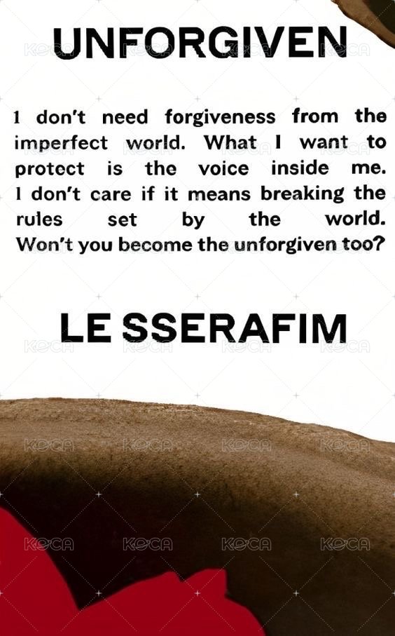 UNFORGIVEN 專輯卡 vol.2專卡 背面