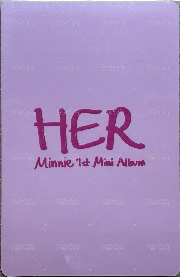 HER 黑膠 專輯卡 紫衣 背面
