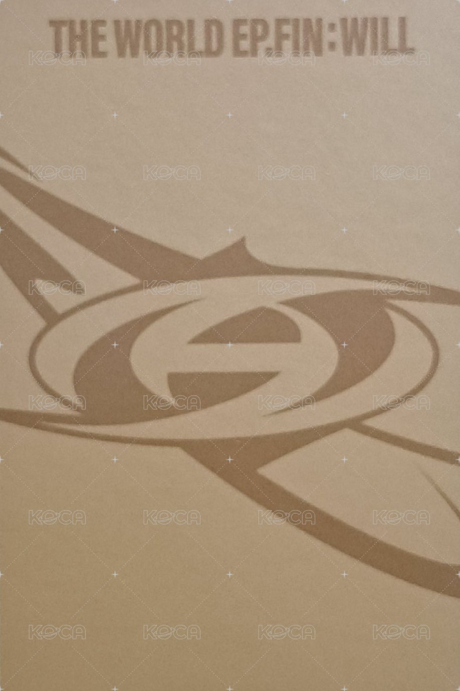 WILL 專輯卡 DIGIPAK ver. 背面