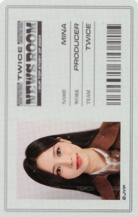 TWICE SEASON’S GREETINGS 2024 年曆卡  背面