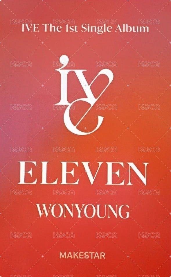 ELEVEN ms 1.0 簽售卡  背面