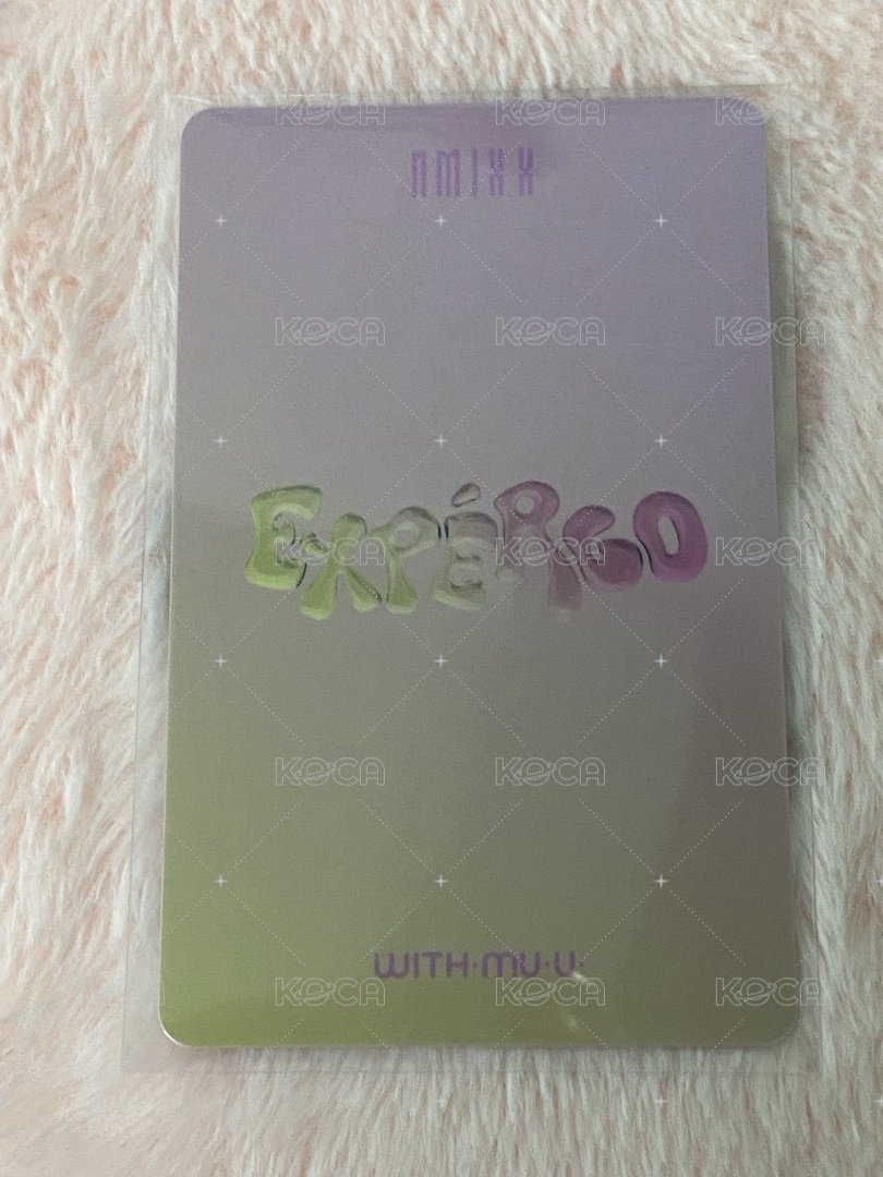 expérgo wm 幸運卡 莉 背面