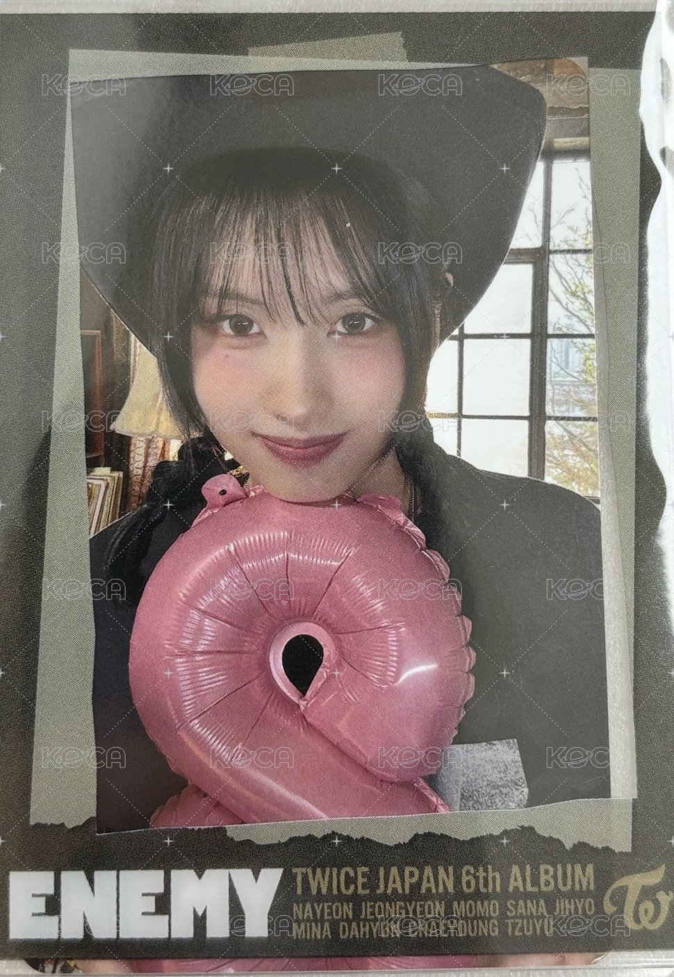 ENEMY JYP JAPAN 特典卡 個人盤 正面