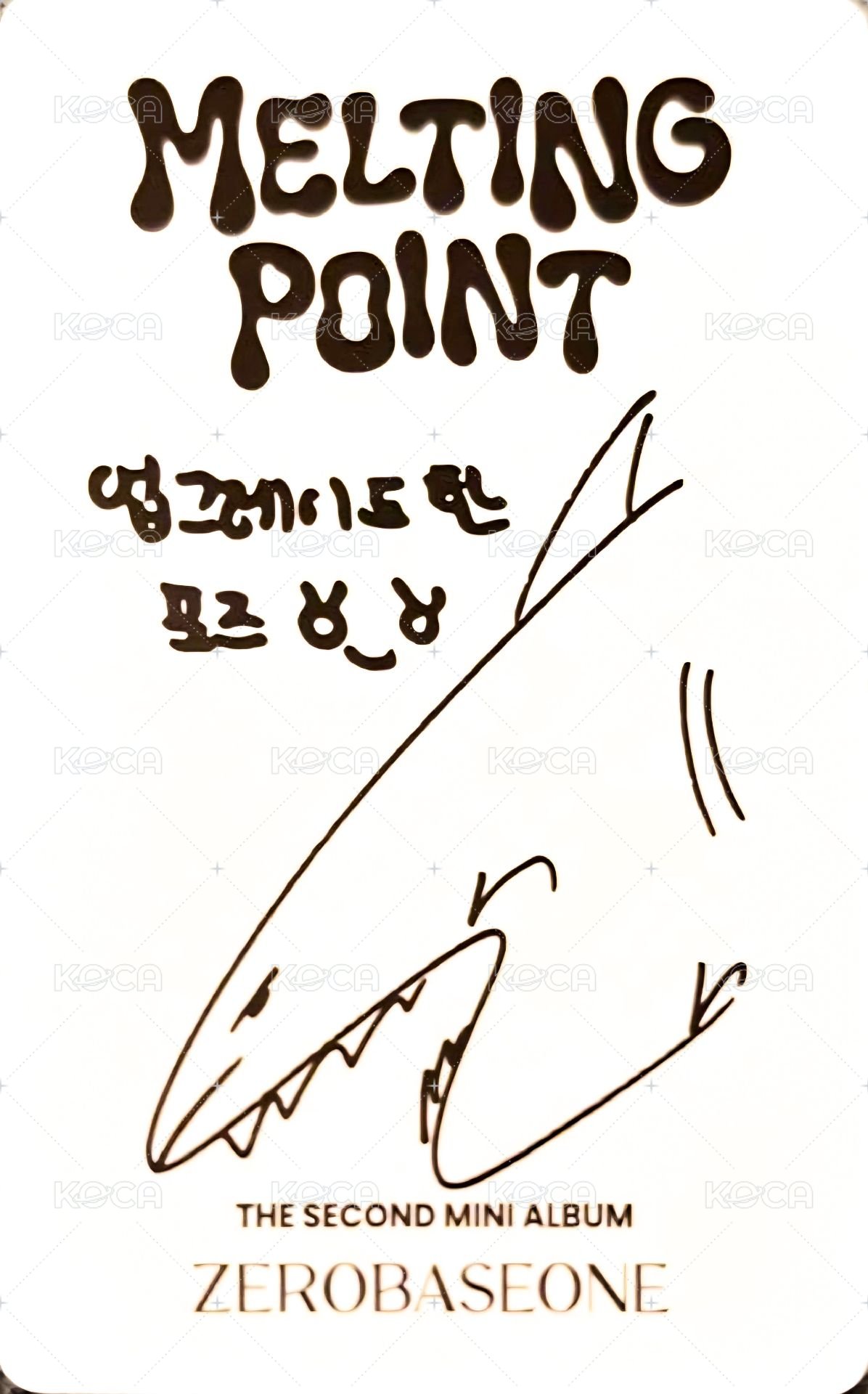 迷二 專輯卡 MYSTERY ver. 背面