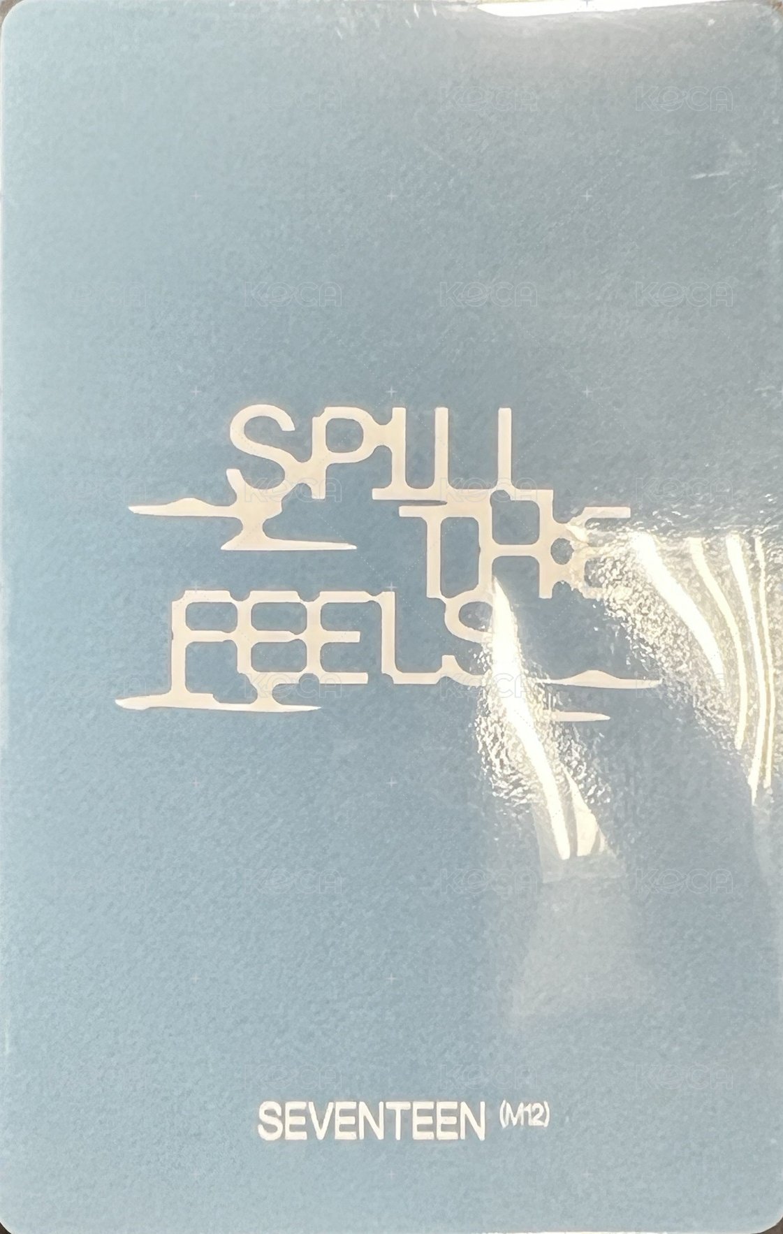 MINI12 yzy A 簽售卡  背面