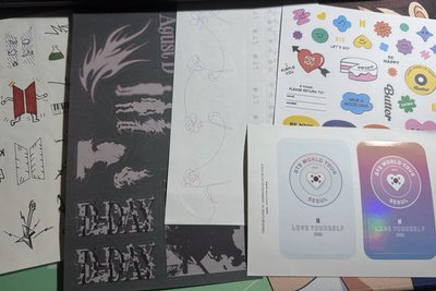 專輯貼紙跟其他貼紙卡貼