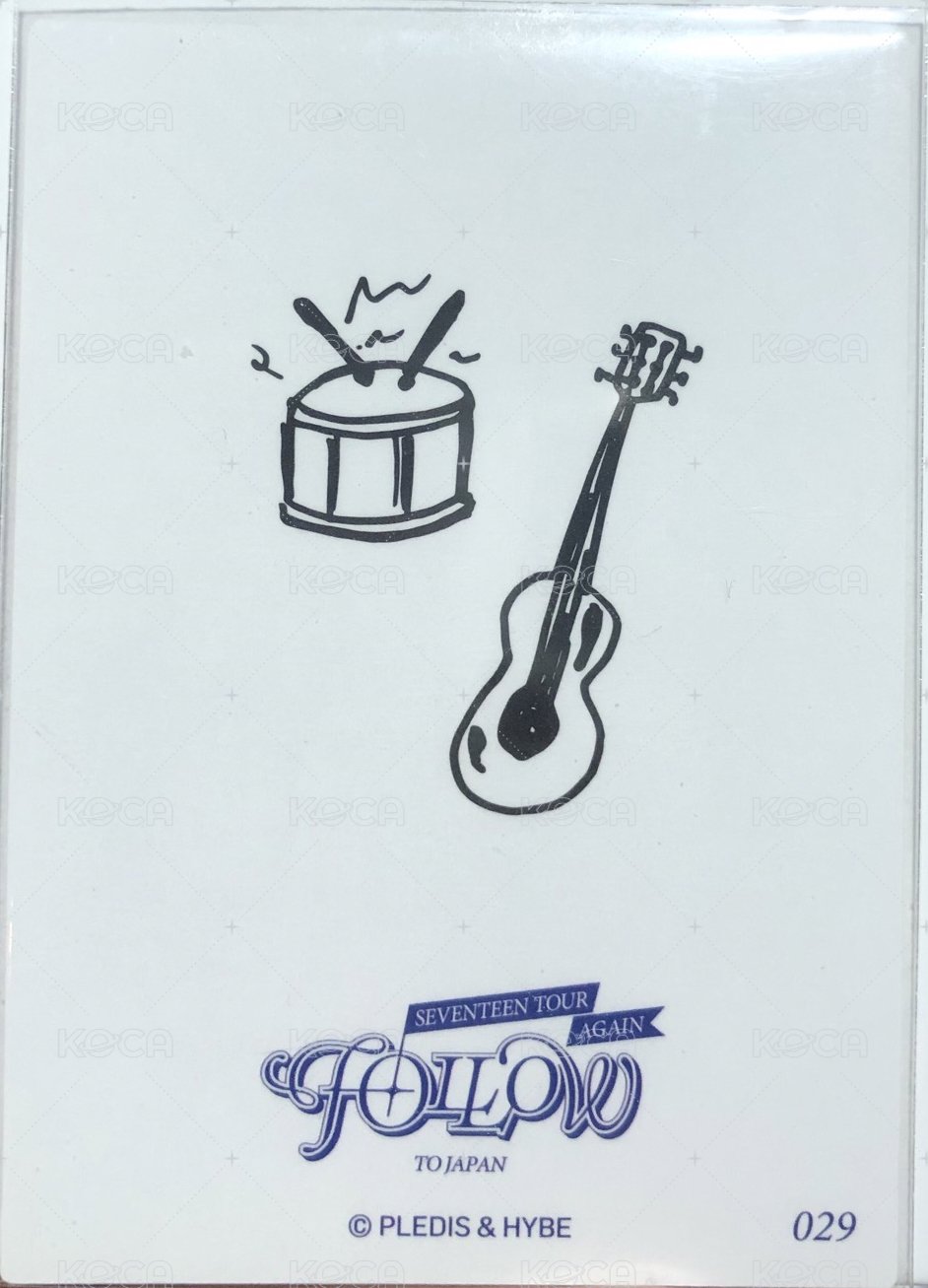 FOLLOW AGAIN 隨機卡  背面