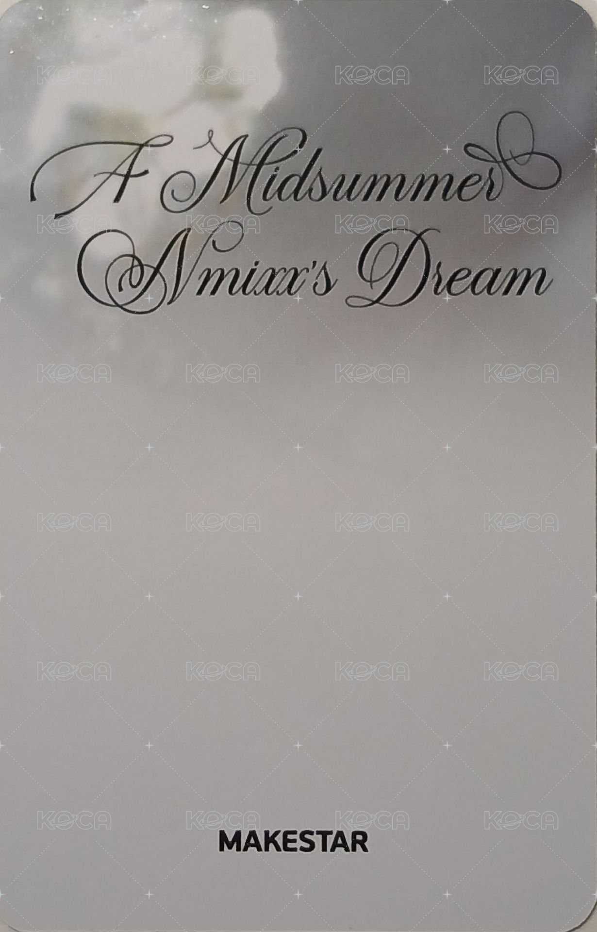 仲夏夜 ms 3.0 簽售卡 雨衣莉 背面