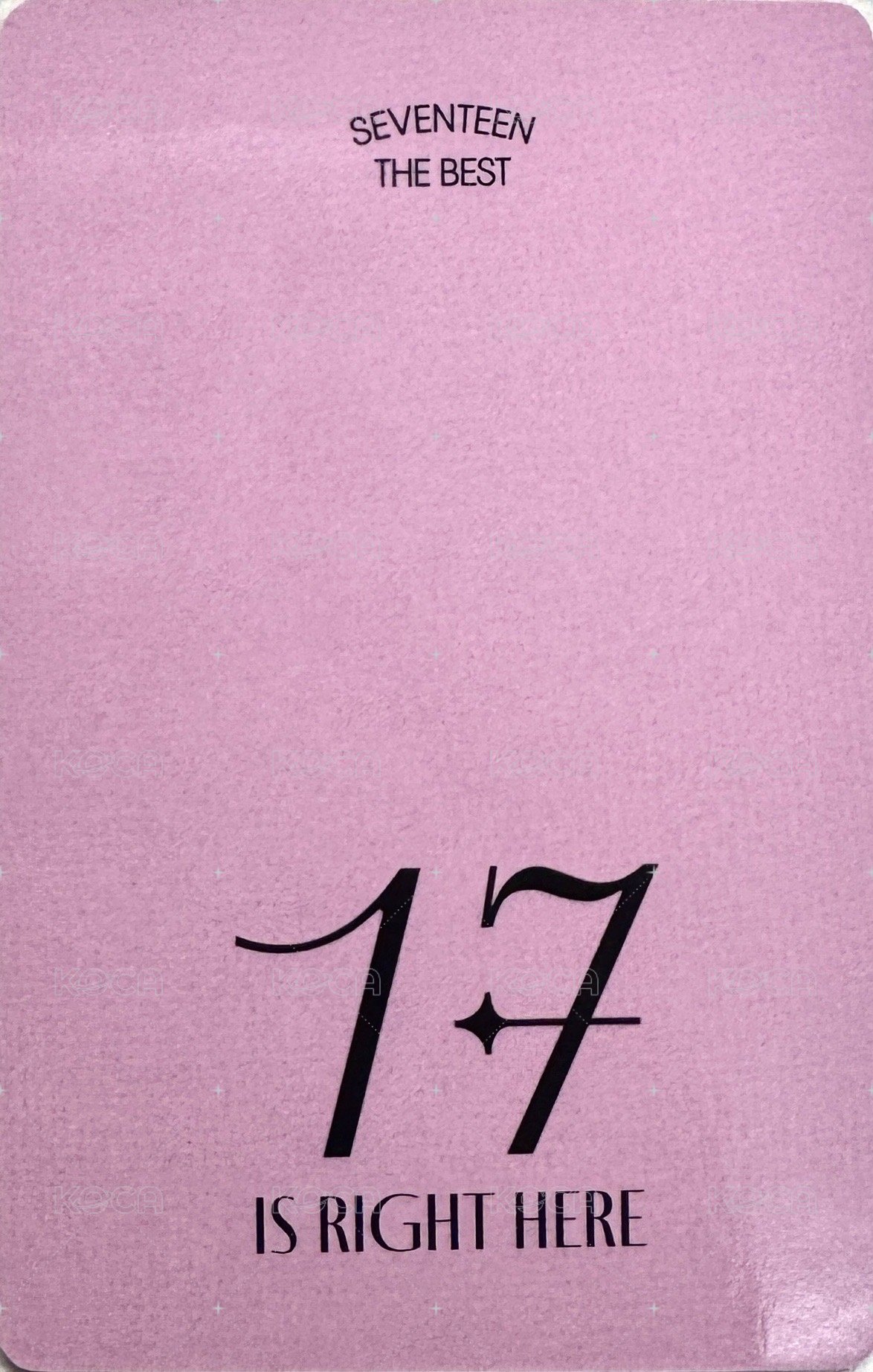 精選專 yzy D場 簽售卡  背面