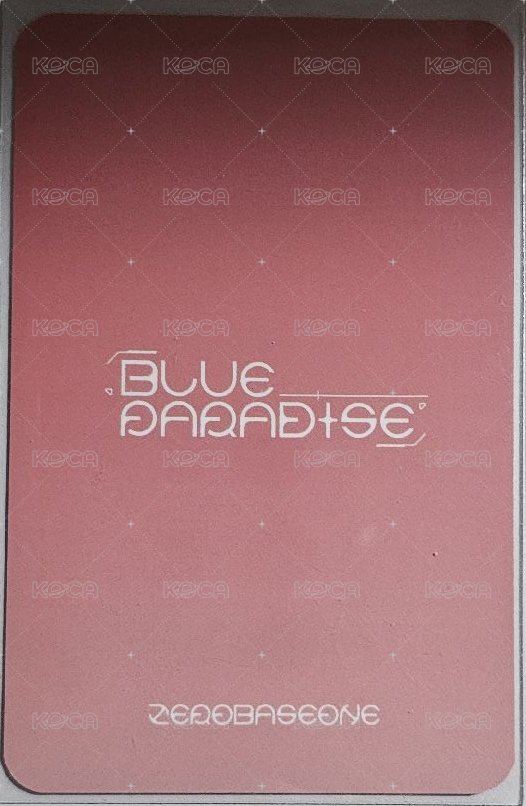 迷五 打歌卡  背面