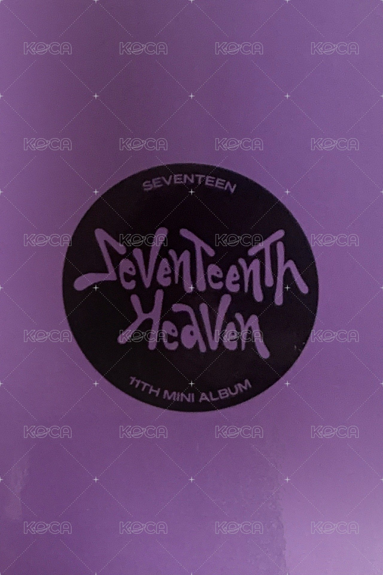 MINI11 yzy 2.0 特典卡  背面