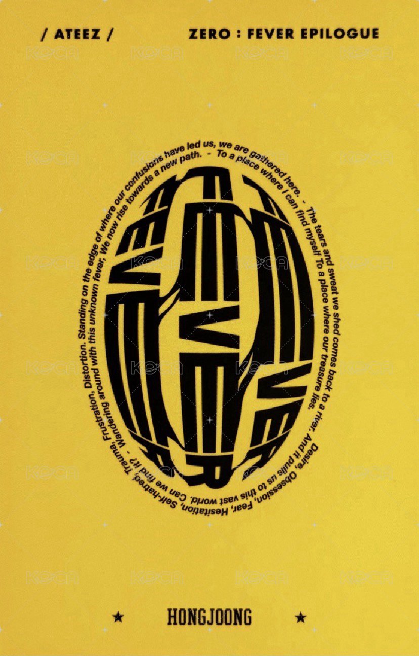 FEVER再版專 專輯卡 PLATFORM Z ver. 背面