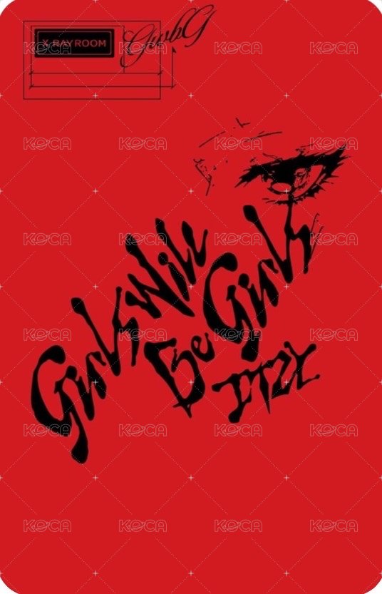 GWBG jyp 預售 特典卡  背面