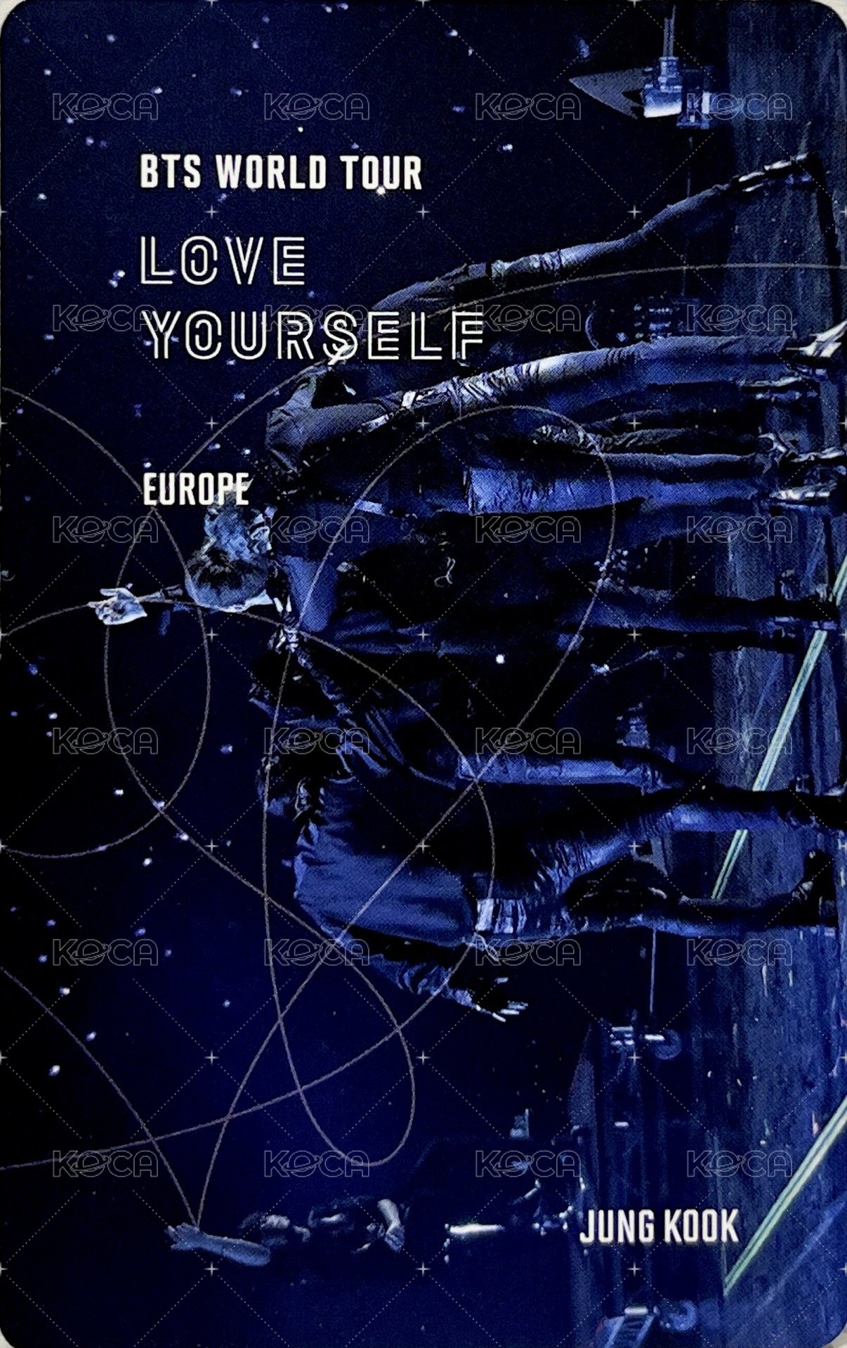 LY Tour 演唱會 DVD / CD 卡 歐洲 藍光版 背面