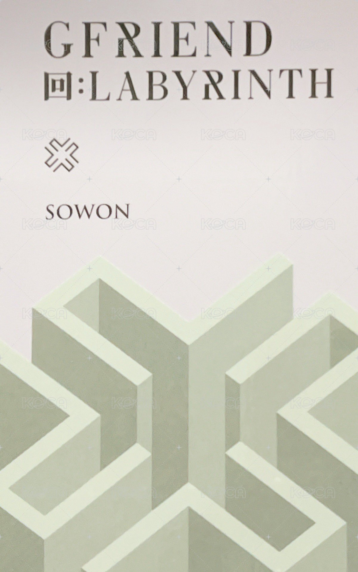 迷八 專輯卡 Room ver. 背面