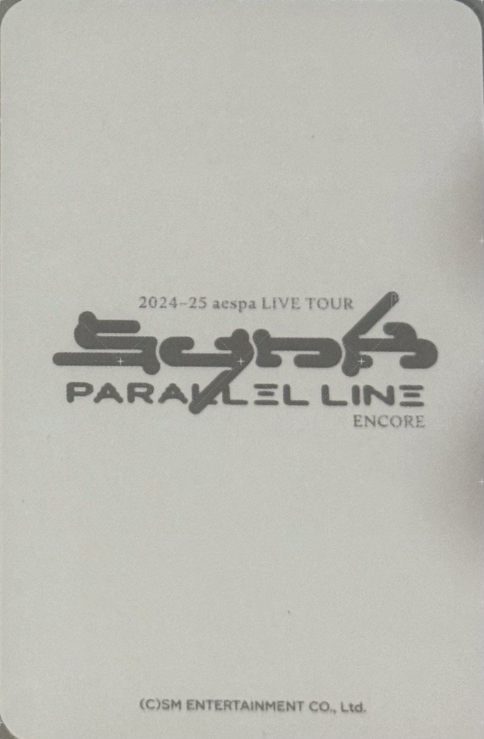 二巡 隨機卡 首爾安可場週 寧 背面