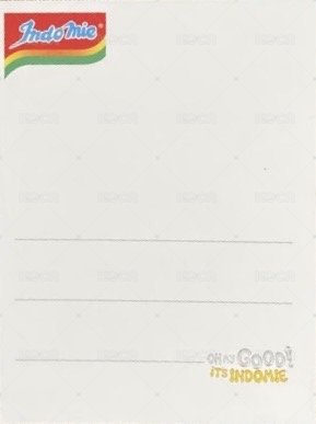 NewJeans x Indomie 代言卡 諧潾 背面