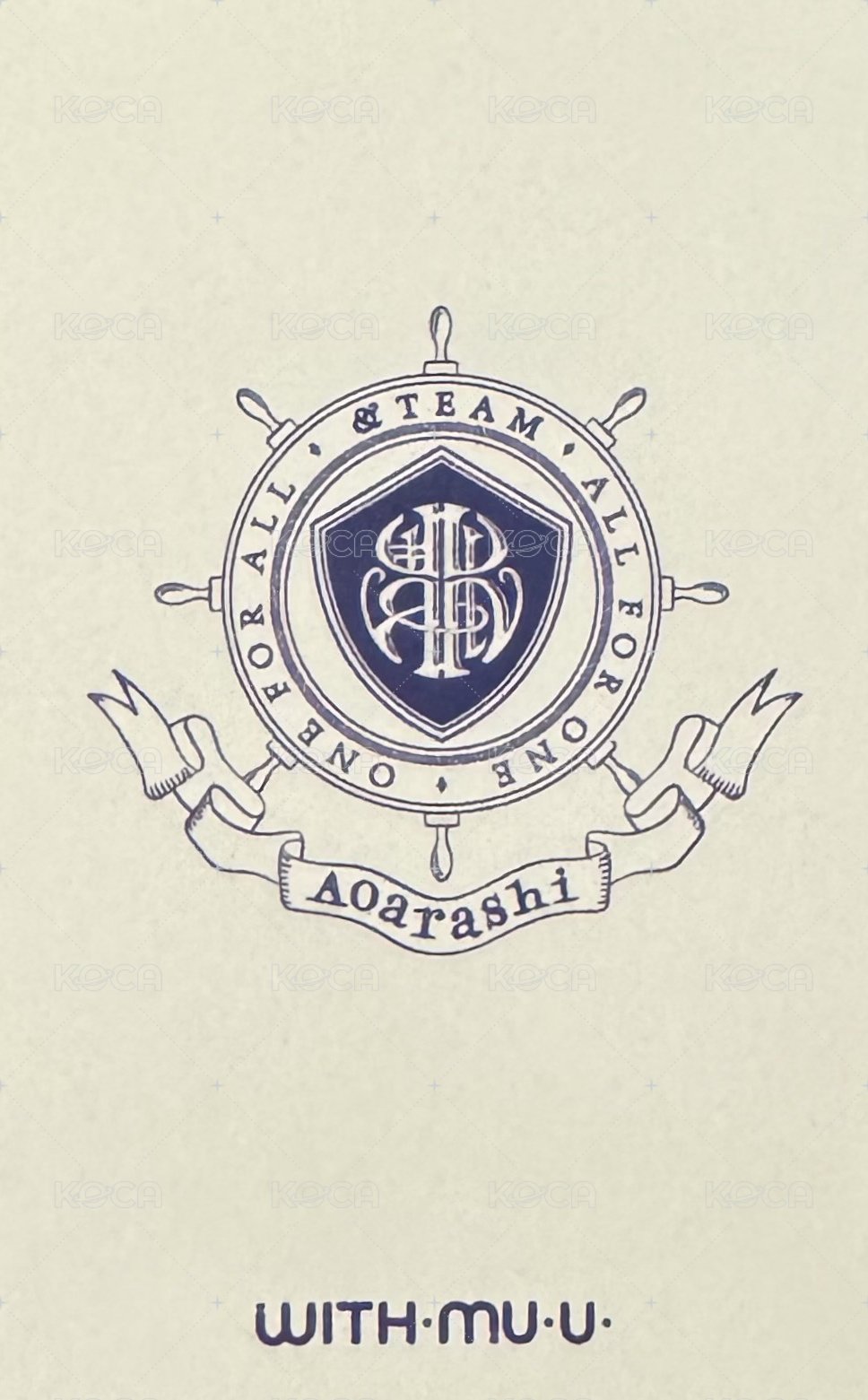 青嵐 wm 幸運卡  背面