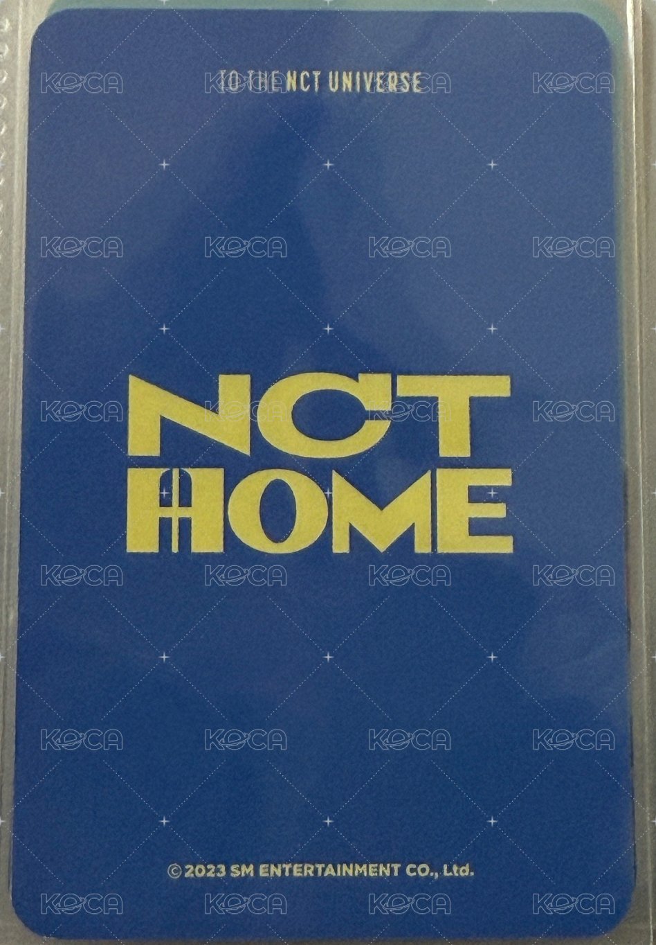NCT HOME sm 1.0 周邊卡 2023NCT HOME卡冊卡 背面